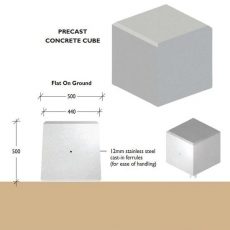 Cube Concrete Bollards